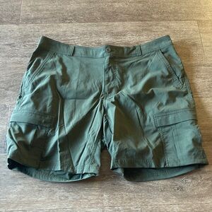 REI Forest Green Cargo Shorts